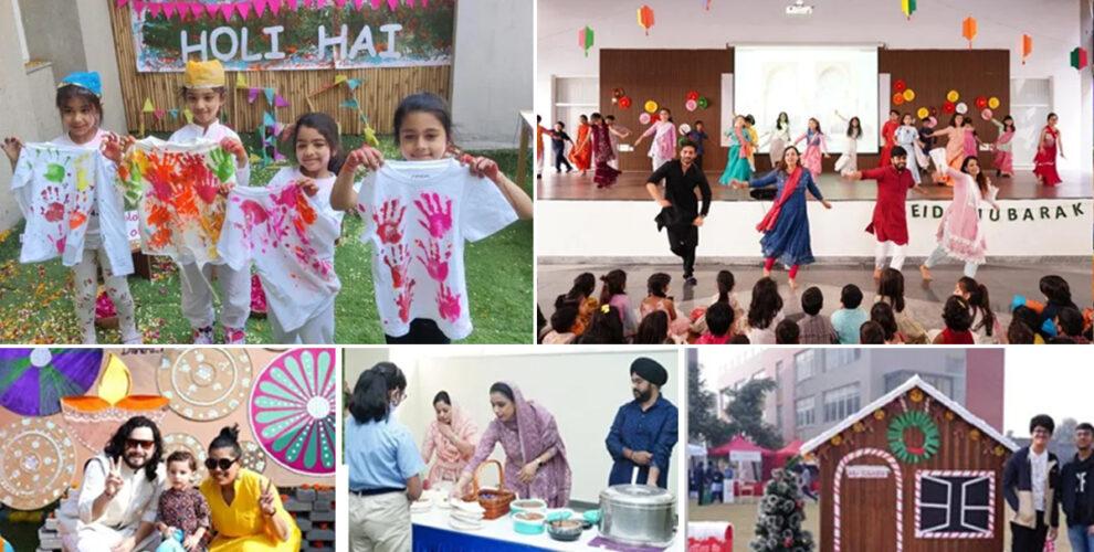 Prometheus School hosts festivities with students and parents for various festivals